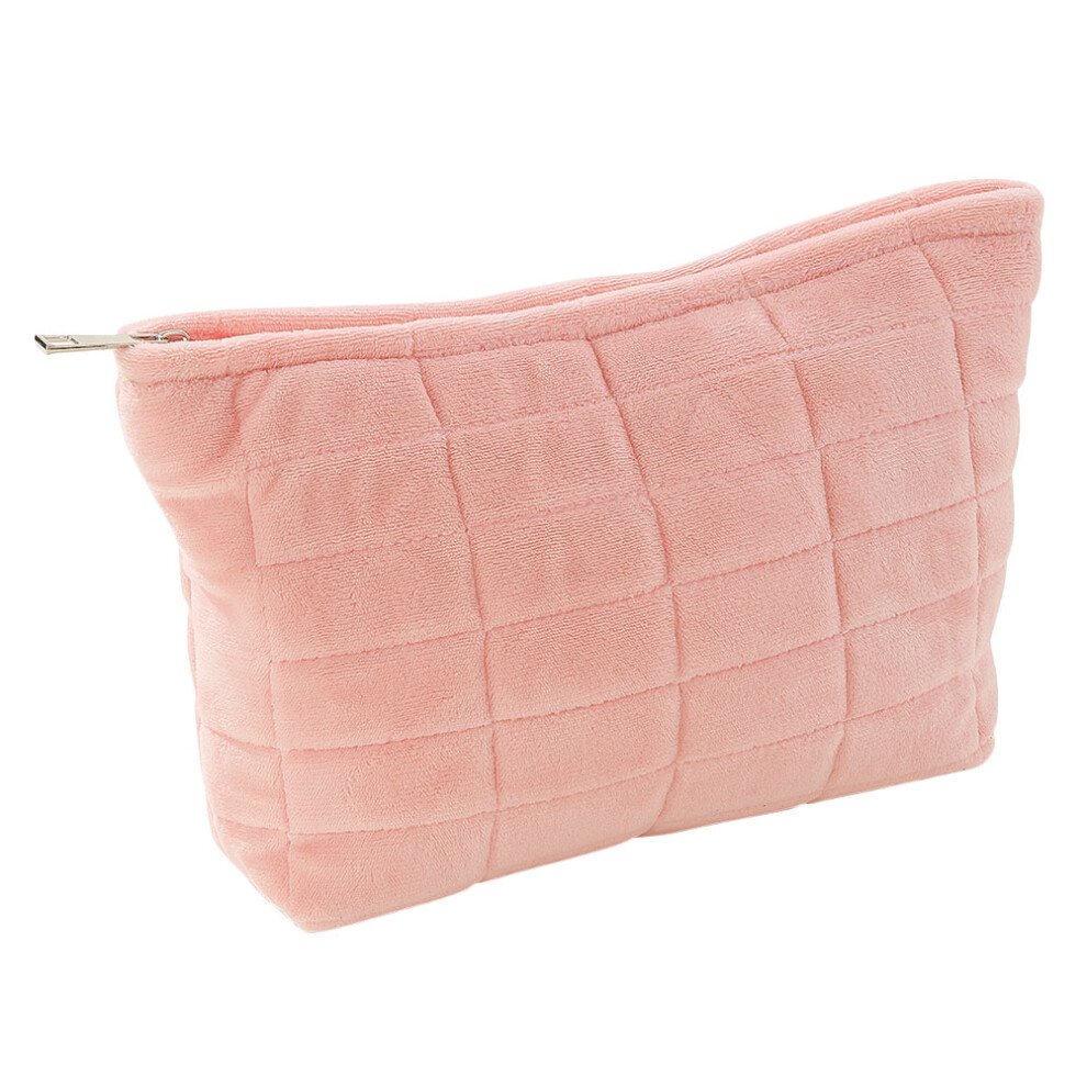Totority 2Pcs Plush Cosmetic Bag Large Capacity Makeup Pouch Stationery Bag