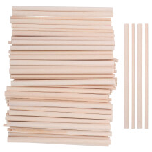 1 Set Holz Dübelstäbe 4 Zoll 3/5 Mm Rund Hartholz Für DIY