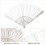 2Pcs Lace Hand Fan With Tassel Elegant Folding Fan For Diy Wall Decor 6