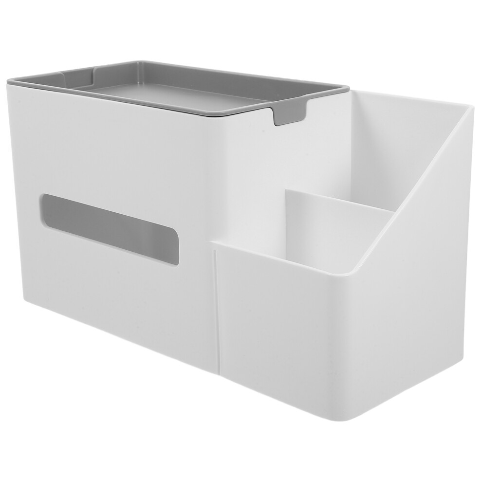 2 Pcs Simple Desktop Tissue Holder For Living Room Multifunctional Box-image-OPC-PKX9DGB-NEW