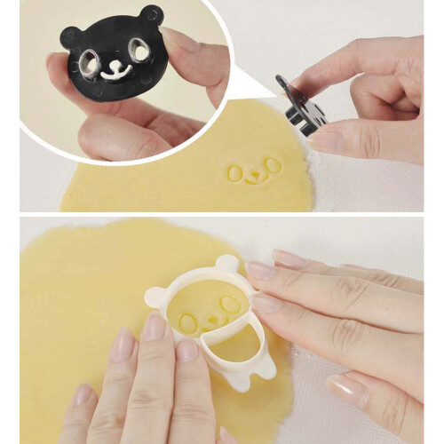 Set Aus Panda Ausstechform Für Gebäck Und Backen 1