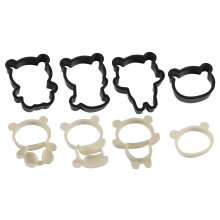 Set Aus Panda Ausstechform Für Gebäck Und Backen
