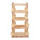3Pcs Multi-Function Feeder Rabbit Grass Rack Wooden Hay Stand 1