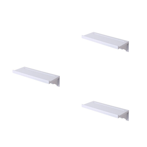 3 Pcs Suction Cup Rack Bathroom Shelf Multifunction Organizer 2
