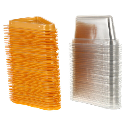 100Stk Transparente Mousse Cake Boxen Cupcake Behälter