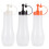 3Stück Dressingflasche Mit Deckel Cremefarben Orange 8