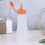 3Stück Dressingflasche Mit Deckel Cremefarben Orange 9