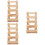 3Pcs Multi-Function Feeder Rabbit Grass Rack Wooden Hay Stand 7