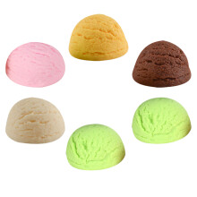 6Stk Künstliche Eisschöpfkugeln Imitat Für Geschäfte
