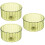 3Pièces Roue Silencieuse Pour Hamster Gerbils Vert 9