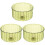 3Pièces Roue Silencieuse Pour Hamster Gerbils Vert 4