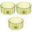 3Pièces Roue Silencieuse Pour Hamster Gerbils Vert 5