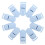 30 Pcs Diy Cute Clips For Baby Pacifiers Bibs Holders 3