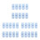 30 Pcs Diy Cute Clips For Baby Pacifiers Bibs Holders 7
