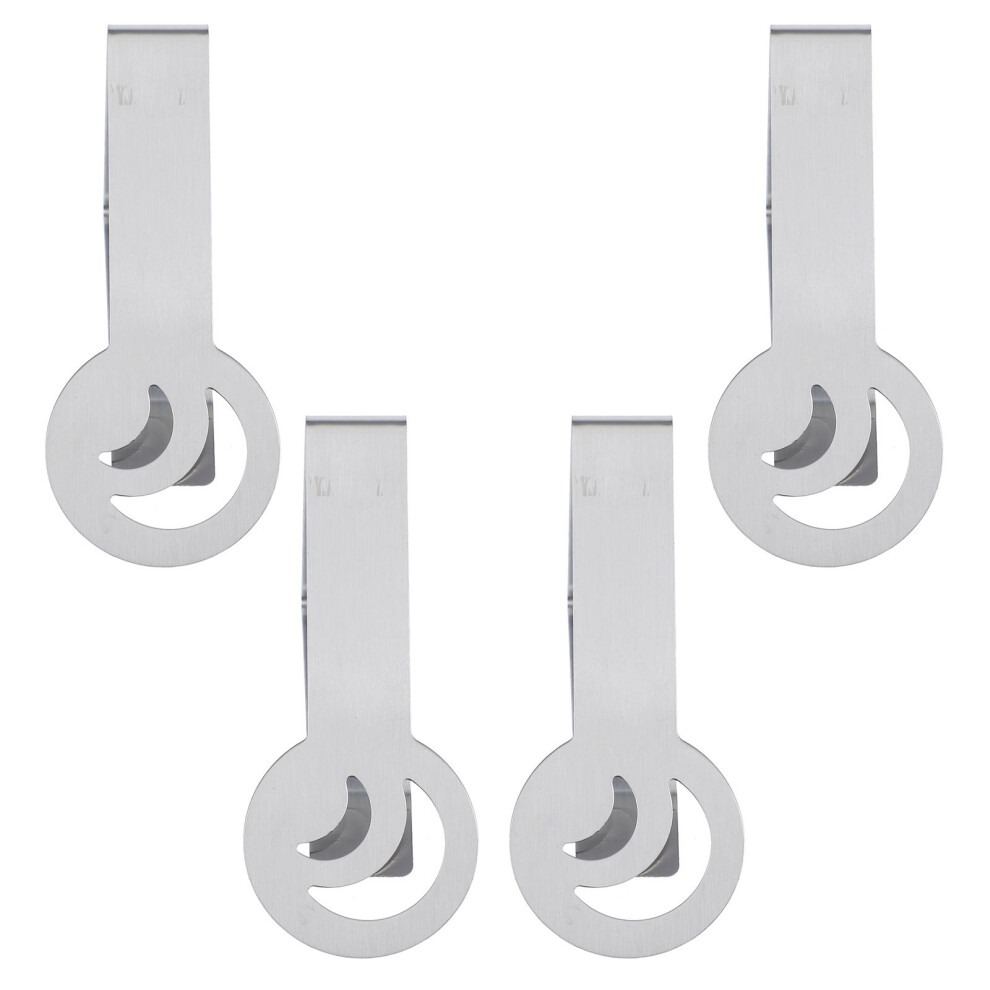 8 Pcs Stainless Steel Triangle Tablecloth Clips Non-Slip Fixator 032297188895