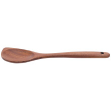 Holzlöffel Aus Teakholz Mit Langem Griff Für Beschichtete Pfannen