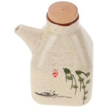 Essigflasche Keramik Sojasoßenflasche Ölkrug Spender