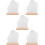 5Pcs Wooden Base Desktop Mirror Acrylic Irregular 8