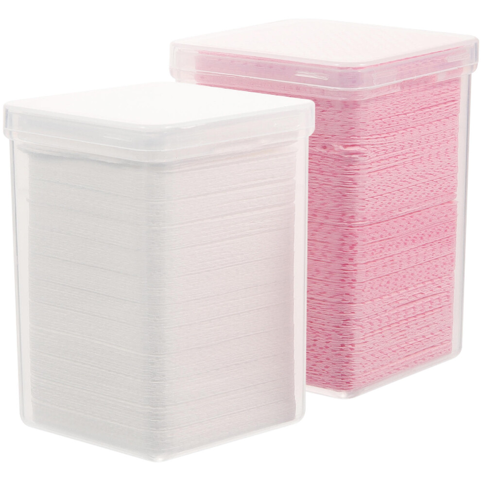 Happyyami 6 Boxes Eyelash Extension Glue And Nail Polish Remover Wipes