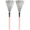 3 Pairs Wooden Handle Drum Brushes Portable Wire Brush 1