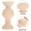 4Stk Bogenbrücke Balustrade Tischdekoration Wohnaccessoires 9