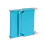 SoBuy Πτυσσόμενη Ξαπλώστρα OGS35-B Μπλε 155x56x81cm 15