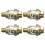 20 Pcs Pneumatic Oiler Air Tools: Compact 1/4 Mini In-Line Lubricator 1