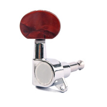 6Tuning Pegs Electric Guitar Met Koffie En Metalen Knopset