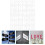4 Sets Plastic Number And Letter Painting Stencils 10