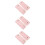 6Pièces Sac Rose En Cuir PU Pour Protection Durable 8