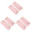 6Pièces Sac Rose En Cuir PU Pour Protection Durable 2
