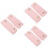 6Pièces Sac Rose En Cuir PU Pour Protection Durable 6