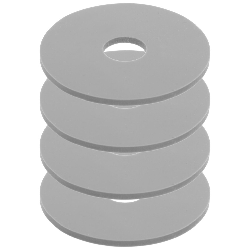 8 Pcs Silicone Flush Valve Seal Gasket Replacement For Toilet Tank Grey 033163369165