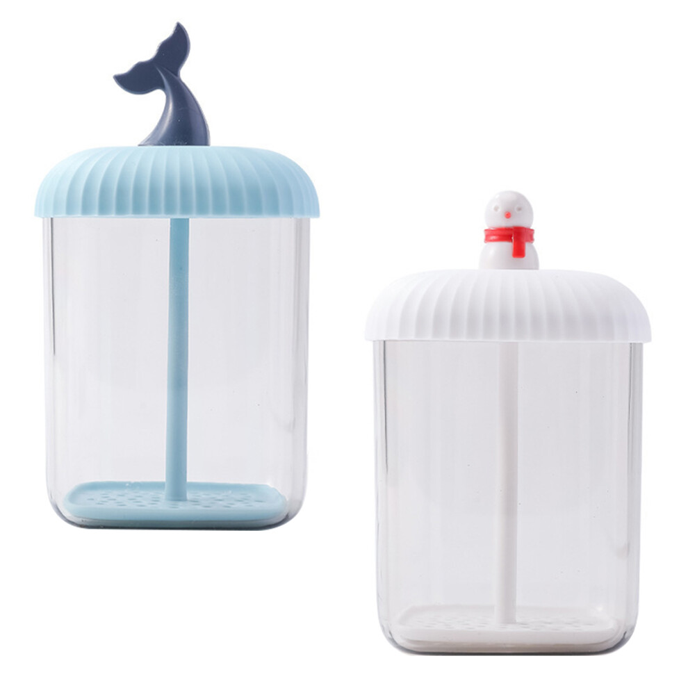 Inoomp 2Pcs Plastic Facial Cleanser Manual