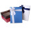 3 Pcs Paperboard Gift Box Rectangular Shirt Scarf Packing Box Grey M 1