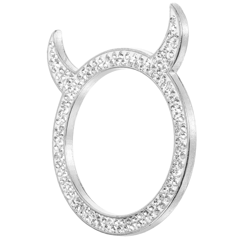 5Pcs Push To Start Button Cover Rhinestone Decorative Ring Interior-image-OPC-PKX9NY2-NEW