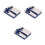 3 Pcs Paperboard Gift Box Rectangular Shirt Scarf Packing Box Grey M 7