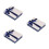 3 Pcs Paperboard Gift Box Rectangular Shirt Scarf Packing Box Grey M 6