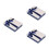 3 Pcs Paperboard Gift Box Rectangular Shirt Scarf Packing Box Grey M 10