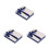 3 Pcs Paperboard Gift Box Rectangular Shirt Scarf Packing Box Grey M 8