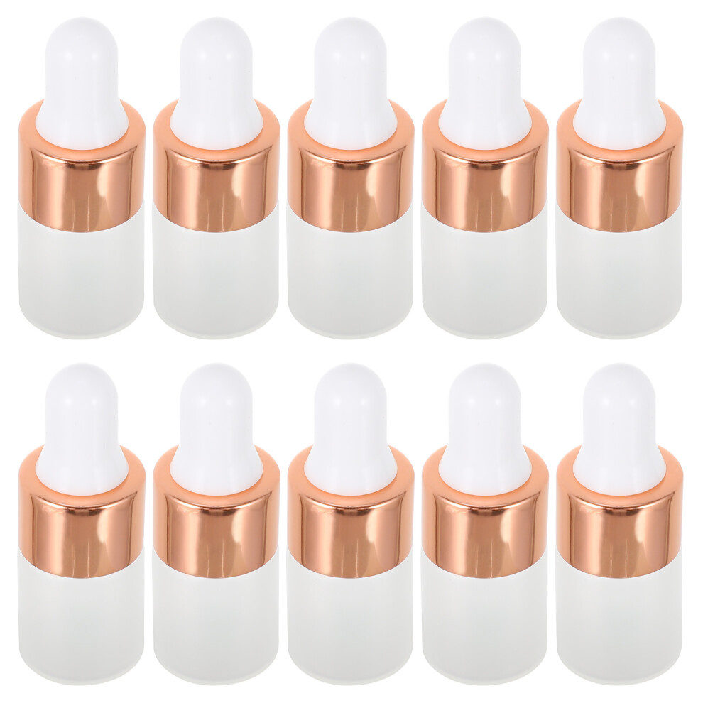 Inoomp 10Pcs Refillable Glass Bottles For Essential Oil