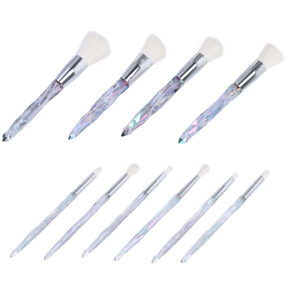 Artibetter 10Pcs Durable Cosmetic Brushes Set For Foundation And Eyeshadow