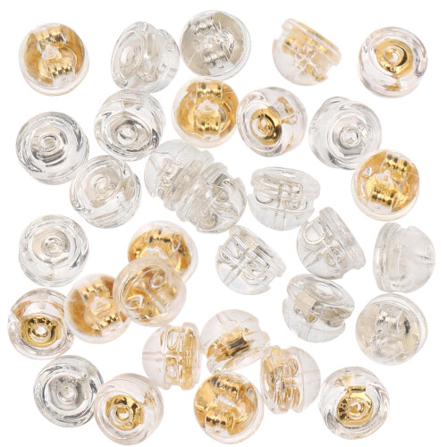 32Pcs Silicone Earring Backs For Secure Stud Locking 1
