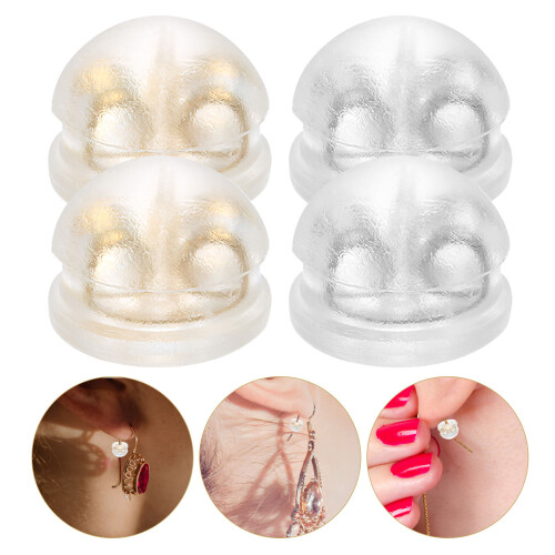 32Pcs Silicone Earring Backs For Secure Stud Locking 2