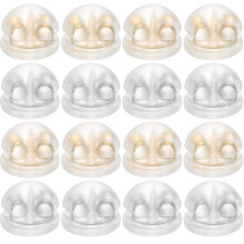 32Pcs Silicone Earring Backs For Secure Stud Locking