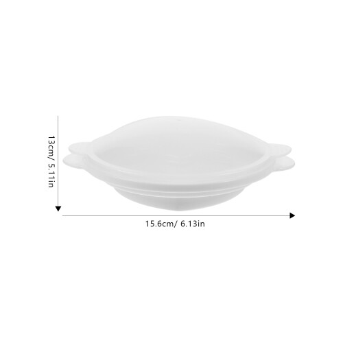Microwave Egg Poacher Reusable Heart Shaped Steamer Mold 1