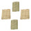4Pcs Top-Grade Corn Leaf Hamster Pad Breathable Small Pet Mat 1