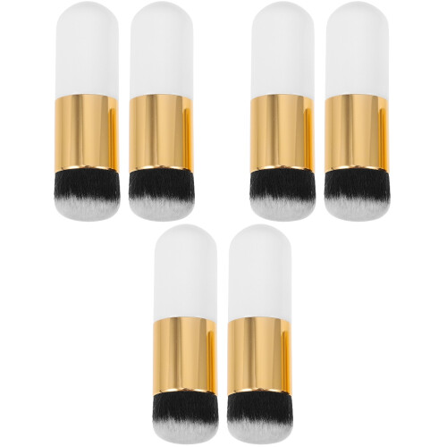 6 Pcs High-Density Foundation Brush For Liquid Cream Blending 2