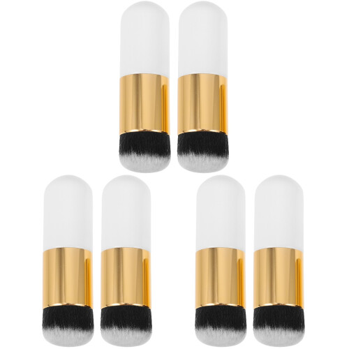 6 Pcs High-Density Foundation Brush For Liquid Cream Blending 1