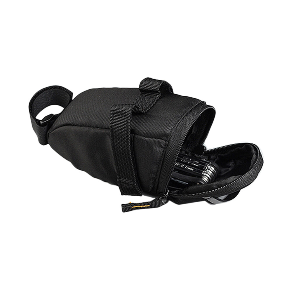 Photos - Bike Bag Storage Bag Bike Rear Saddle Seat Post Pouch For Road Bike Black
